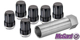 Spline Drive Lug Nut Kit - Black