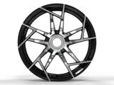FURY BLACK AND MACHINED (SOLD AS A 3 WHEEL SET)