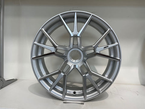 VELOCITY SILVER AND MACHINED (SOLD AS A 3 WHEEL SET)